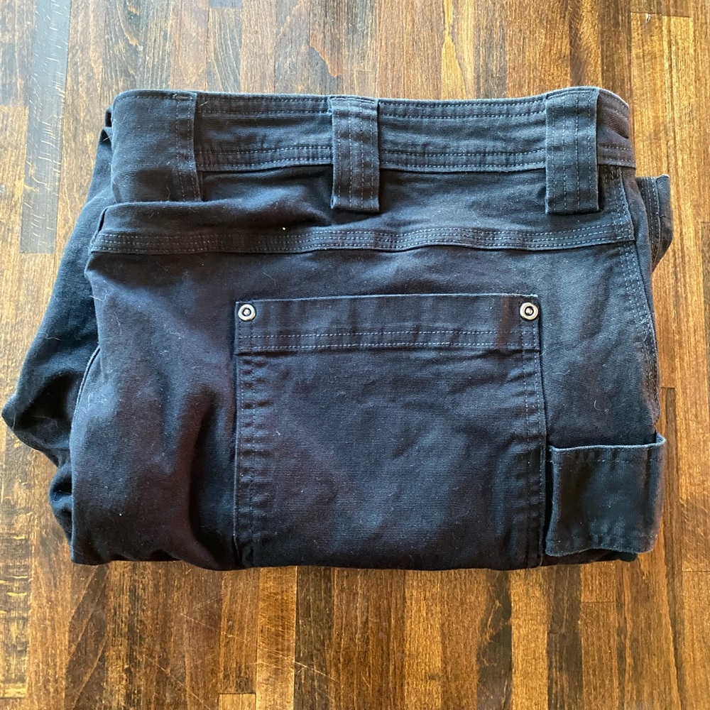 Duluth Trading Cropped Cargo Work Pants 40x26